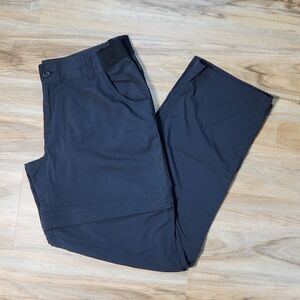 🔹️Bass Pro Worldwide Sportsman Gray Convertible Pants Size 12/31